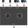 Switch Audio Stereo a 3,5 mm a 2 Vie Bidirezionale Splitter Box 2 In 1 Out 1 In 2 Out Con Pulsante Mute