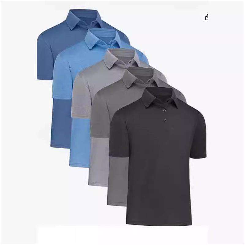 

2024 New Summer Breathable Lapel Polo Shirt - Short-Sleeved XXL
