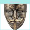 V For Vendetta Witte Koperen V Monster Hars Masker Halloween Feest Maskerade Kostuum Accessoire voor Cosplay
