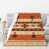 Coperta Personalizzata Modello Navajo Nativo Americano Boho Azteco Morbido Pile Caldo Primaverile Flanella Coperte Plaid Divano Biancheria da Letto Copriletto