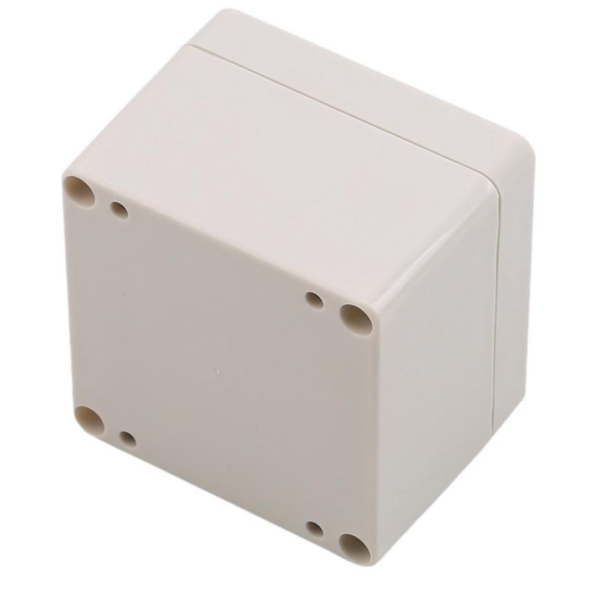White Junction Box Waterproof UV-Anti 1Pc Sealed Cable Branch Boxes Electrical Project Box