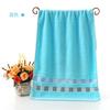 77X33cm Reusable Bath Towels 100% Cotton Towel Avaliable Cotton Fiber Natural Eco-friendly Embroidered Bath Towel Bathroom Decor