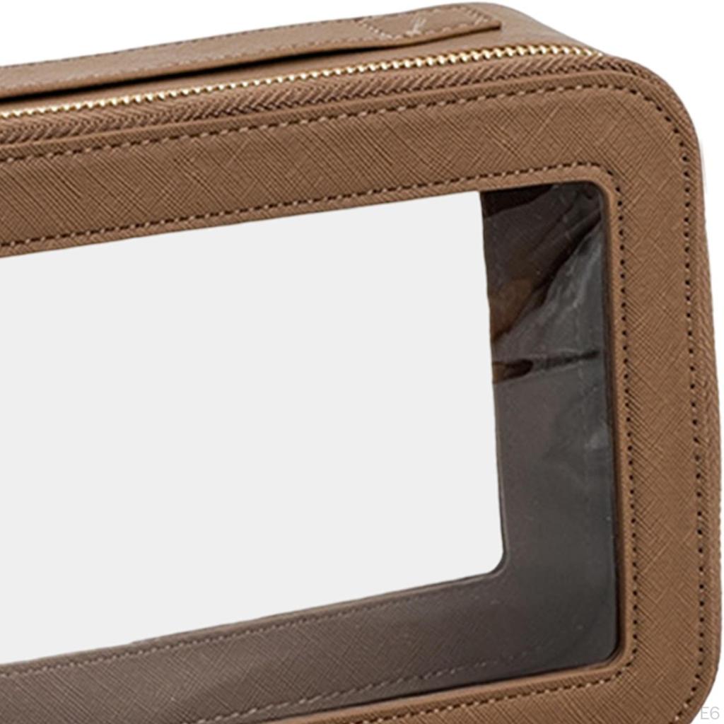 Clear Makeup Bag for Women with Large Capacity and Zipper