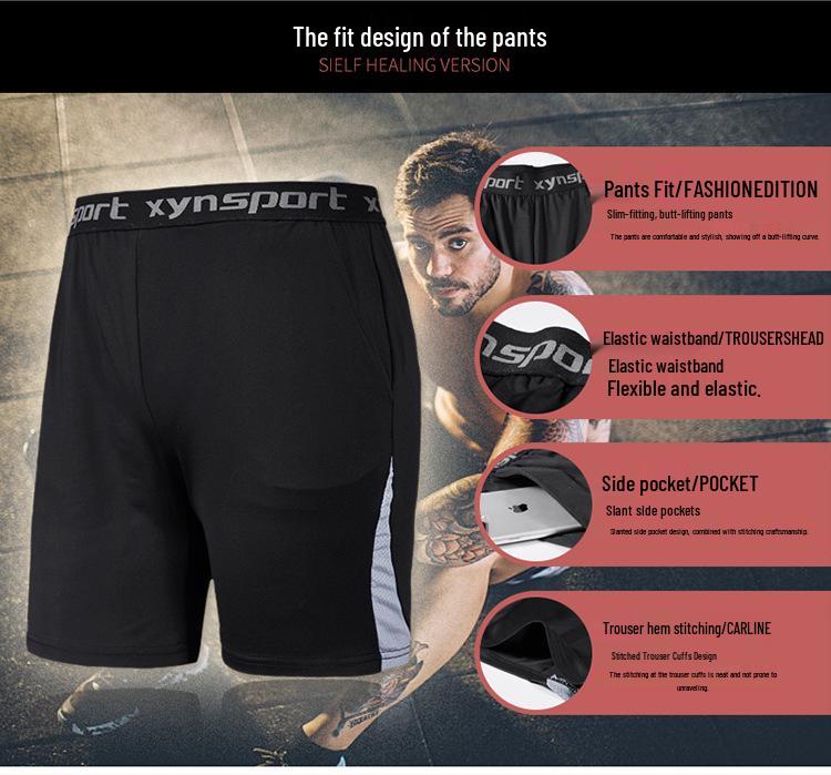 Rare Bird 2022 Quick-Dry Plus Size Running Slim-Fit Fitness Set for Men