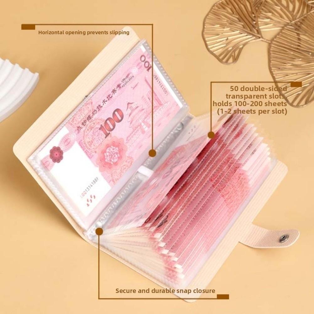 A6 Cash Budget Ledger Flower Printed Leather Savings Book Button Notebook for Money  Office