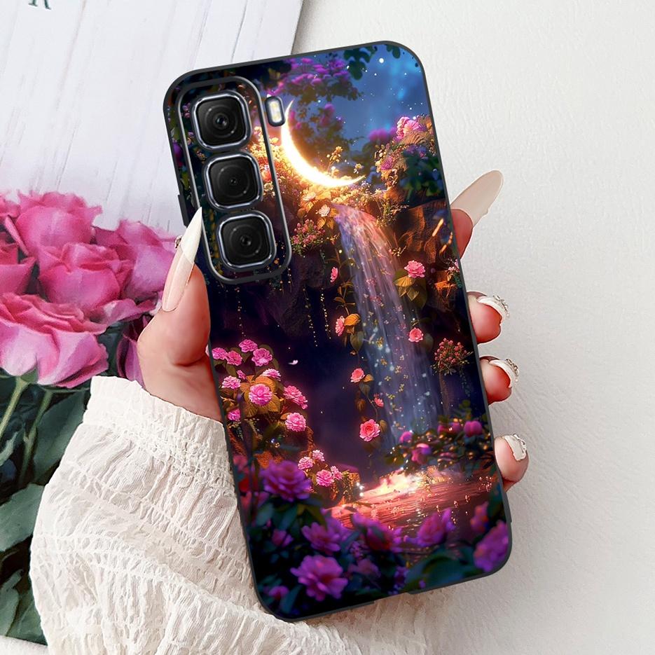 Hülle für Infinix Hot 50 Pro Plus X6880, niedliches Koi-Motiv, weiche TPU-Handyhülle für Infinix Hot 50, Hot50 Pro 4G X6881 und X6882