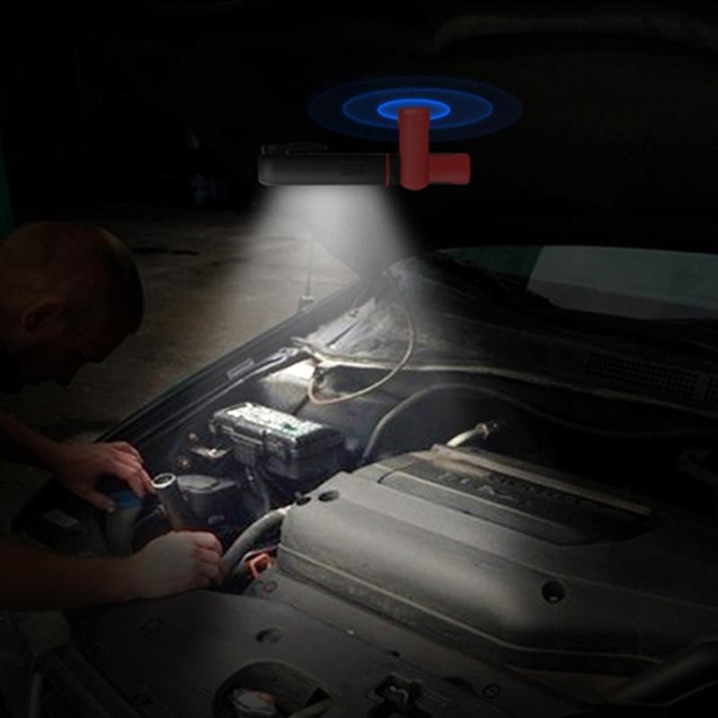 LED Worklamp Portable Magnetic Waterproof USB Rechargeable Flood Lamp for Outdoor Camping Hiking Emergency Car Repairing