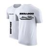 2026 Sea Doo Seadoo Moto New Summer Men's Brand T-Shirt Short Sleeve Round Neck Casual Fit Comfortable Quick Drying T-shirt Tops