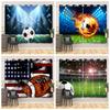 Light Blocking Sports Themed Curtains Multiple Designs Fan Bedroom Living Room Decor Top Window Drapes Curtain Polyester With Grommet Washable Ready