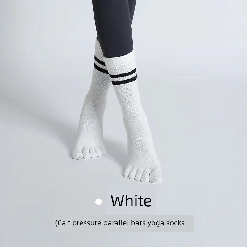 

Summer Yoga Socks Non-Slip Finger Socks Professional Women s Striped Solid Color Pilates Socks Purple Indoor Sports Fitness Socks Thin White Pilates Stable Non Slip]