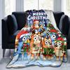 1Pc Christmas Friends Celebration Blanket Soft And Comfortable Casual Warm Camping Travel Christmas Halloween Gift M92153