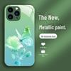 Funda líquida todo incluido con degradado de flores y mariposas para iPhone 11Pro Max Rose 14.