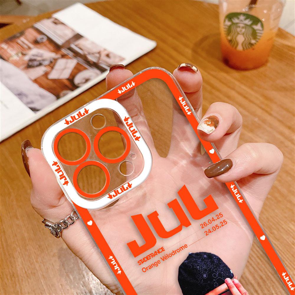 Hot Rapper JuL Cover Clear Phone Case For iPhone Apple 17 AIR 16E 16 15 14 12 13 11 Pro Max Plus XR TPU DIY Shell Case Funda