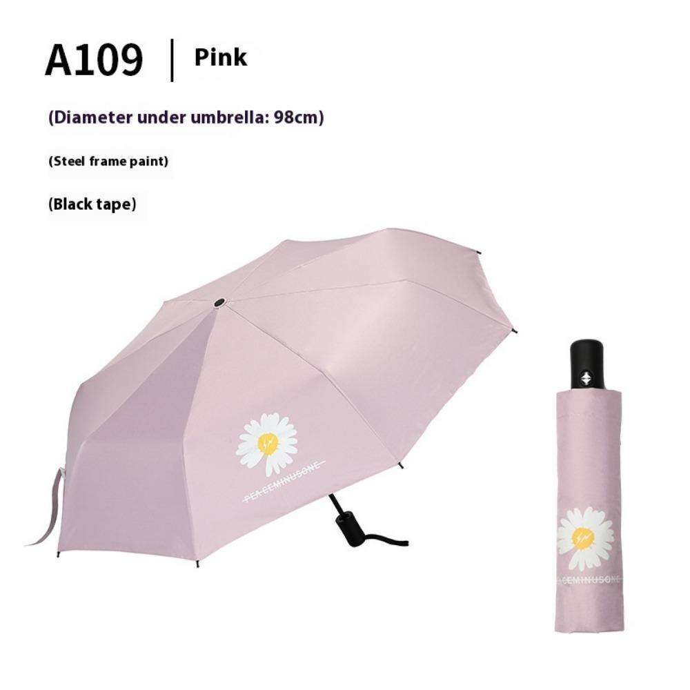 Outdoor-Sport, Anti-UV-Sonnenschirm, faltbar, Regenschirm, Blumenmotiv, winddicht, Sonnenschirm