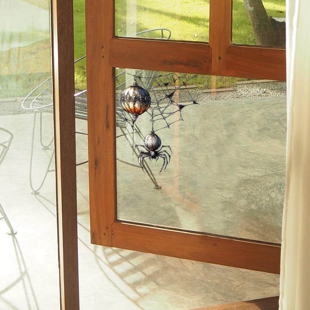Funny Halloween Spider Glass Window Home Beautification and Decoration Static Window Stickers