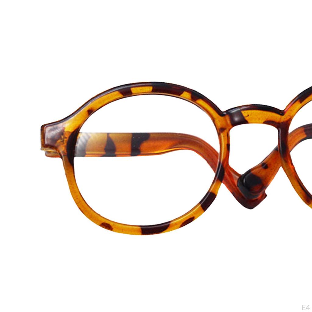 3 Sztuki Okulary dla Lalki Rzemiosło Okulary Przeciwsłoneczne Okrągłe Mini na Kostium Zwierzęta