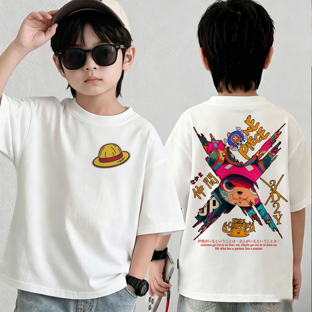 Nuovo Arrivo Estivo T-shirt a Maniche Corte con Stampa Pattern unisex stampa anime casual alla moda streetwear stile Y2K
