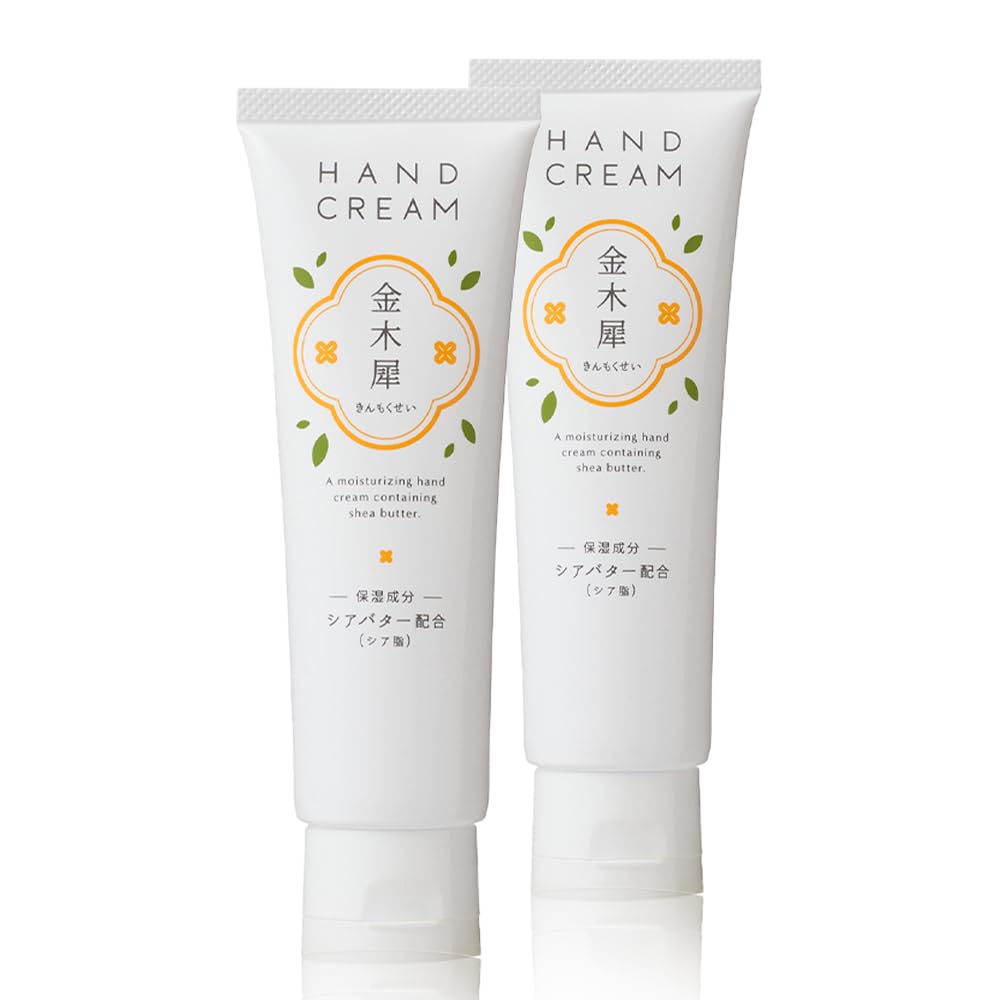 

Hand Osmanthus with Shea Large Capacity Made in Japan [Autumn Scent/Osmanthus Scent] tmc. Cream, (Fragrant Osmanthus), 2-Pack, Moisturizing, Butter,