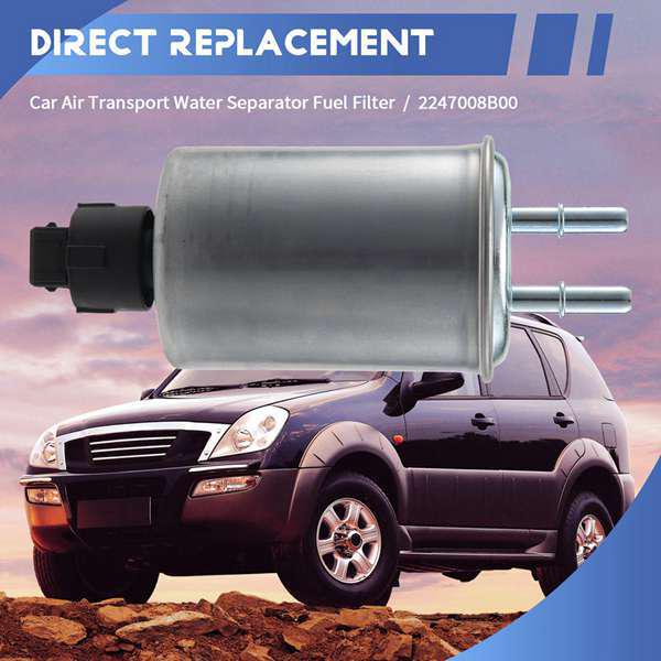 Four 2247008B00 Oil-water Separators Fit the SsangYong Rexton Kyron 22470-08B00 Model.