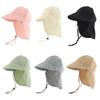 Children Protective Sun Fisherman Hat Quick Dry Fabric Breathable Hat Perfect For Beach And Camping Vacation Headpiece