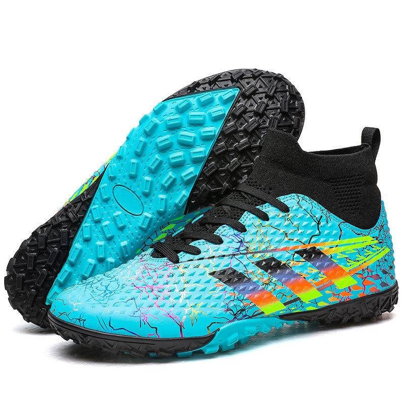 

Новые высокие футбольные бутсы мужские и женские AG длинные шипы TF шипы-сороконожки молодежные студенческие травяные соревновательные тренировочные бутсы 46