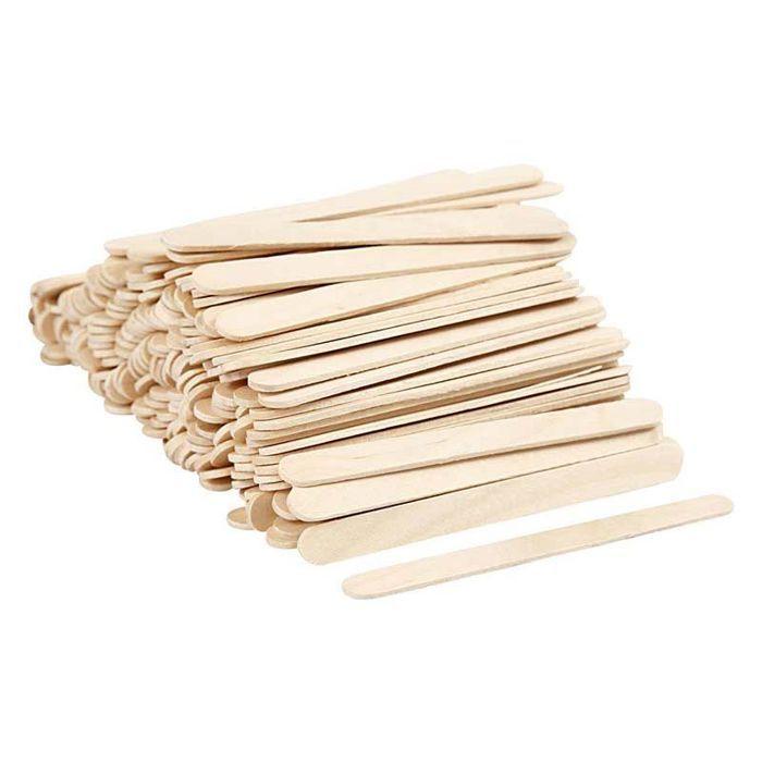 200 Bâtonnets de bois - 11,5 x 1 cm