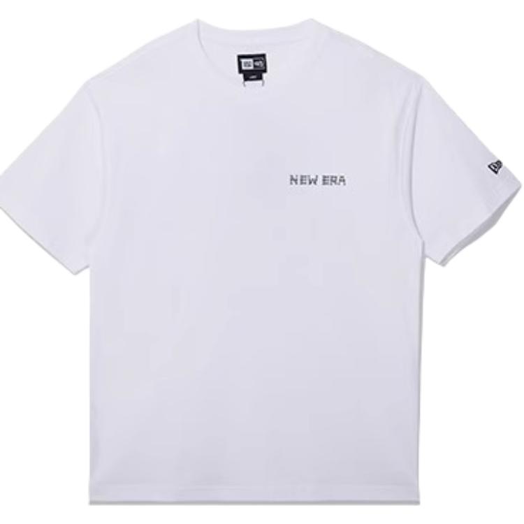 New Era SS25 Back Logo Letter Comfortable Minimalist New Chinese Style Short Sleeve T-Shirt Unisex T-Shirt 14529336