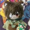 Cute Anime Bungo Stray Dogs Dazai Osamu Cat 20cm Plush Cotton Doll Dress Up Clothes Outfits Kawaii Animal Ear Body Cosplay Gift