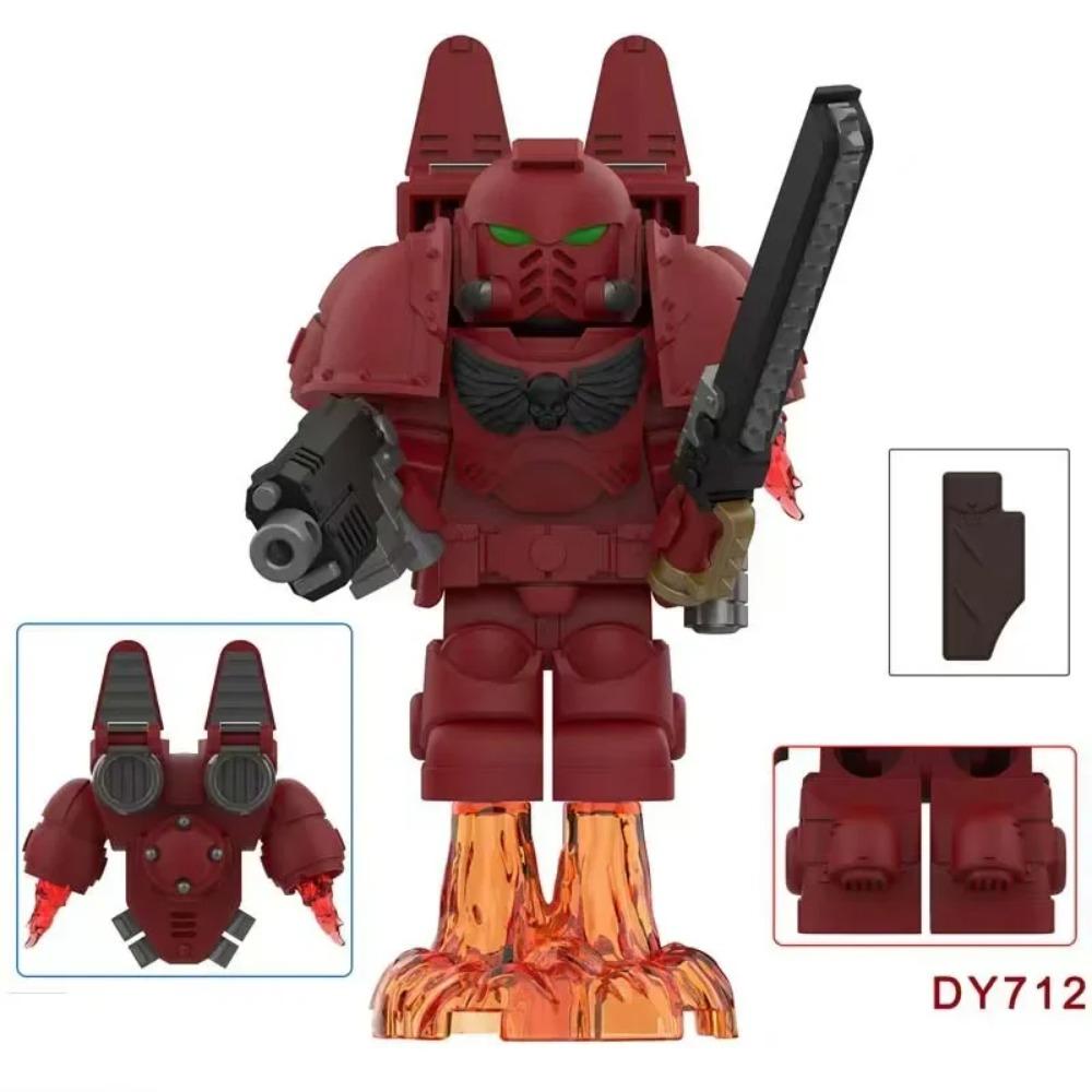 WM2924 Mechs Soldiers Bricks machine gun MOC Puzzle Mini Action Figures Compatible Building Blocks Toys Children Birthday Gifts