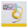 CarPlay Car Fast Charging Silicone Spring Data Cable Is Suitable for iPhone 17 Android Fast Charging Cable