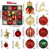 Electroplated Christmas Ornaments Festive Christmas Decoration Balls Christmas Ball Ornaments Painted For New Year Celebration