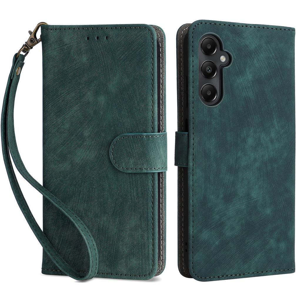 For Samsung Galaxy A05s 4G/M14 4G Case Wallet RFID Blocking Phone Leather Cover with Strap