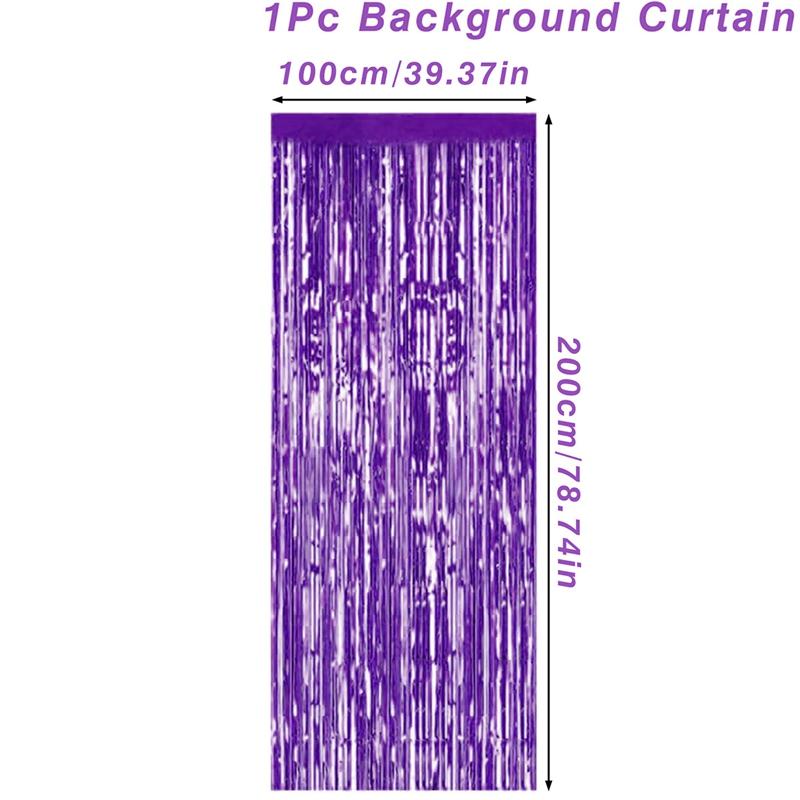 Rain Curtain Birthday Party Decorations Wall Drapes Baby Shower Supplies Rain Tinsel Foil Curtain Wedding Party Favors Backdrop