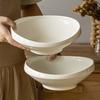 Design Nordisk Stil Specialformad Skål High-End Keramik Konstnärlig Konception Grönsaksskål Hushåll Ramen-skål Hattskål Servis Soppskål