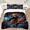 3pcs Anime Character Uzumaki Naruto Printed Quilt Set - Soft and Comfortable Quilt Cover for Bedroom, Guest Room and Dormitory Decorative Be
