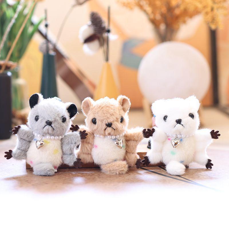 1Pcs Cartoon Muscle Mosquito Pendant Plush Doll for Kids Unique Stuffed Toy Backpack Car Ornament Gift