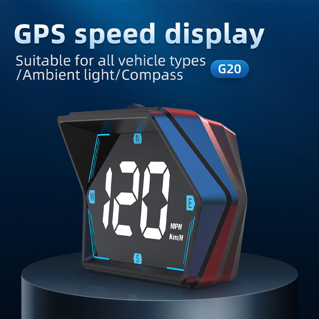 Universal Smart HUD GPS Car Digital Speedometer Head-Up Display Speed Compass Electronic For All Cars Accessories