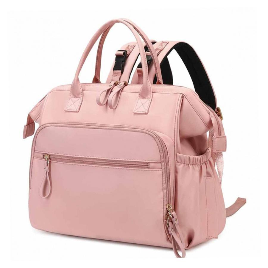 

Large Capacity Diaper Bag Backpack for Women Totes Baby Diaper Nappy Bags Shoulder Cotton Ladies Maternity Shopping Bags розовый