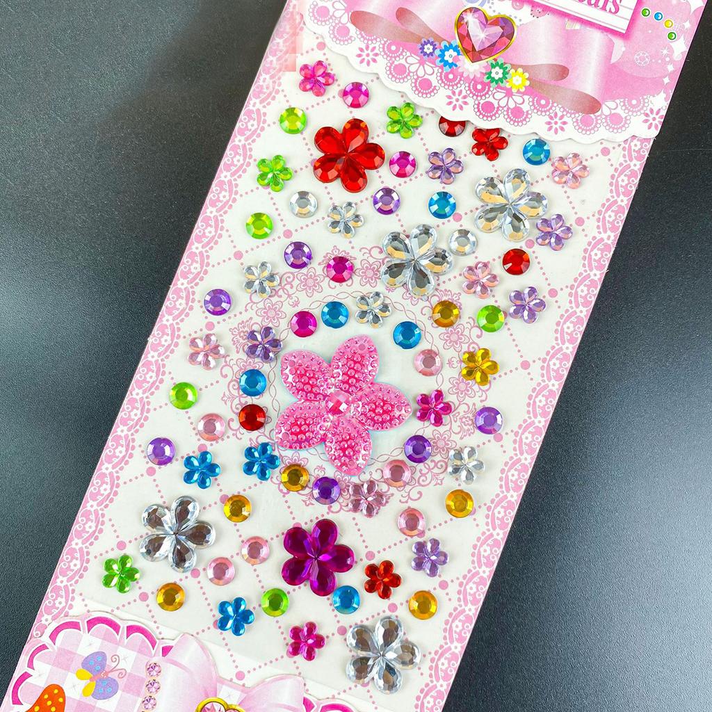 Hoge Kwaliteit 1 Stuk Hoge Kwaliteit Bloemen Hoge Kwaliteit Acryl Hoge Kwaliteit Kristal Hoge Kwaliteit Diamant Hoge Kwaliteit Sticker Hoge Kwaliteit Meisjes