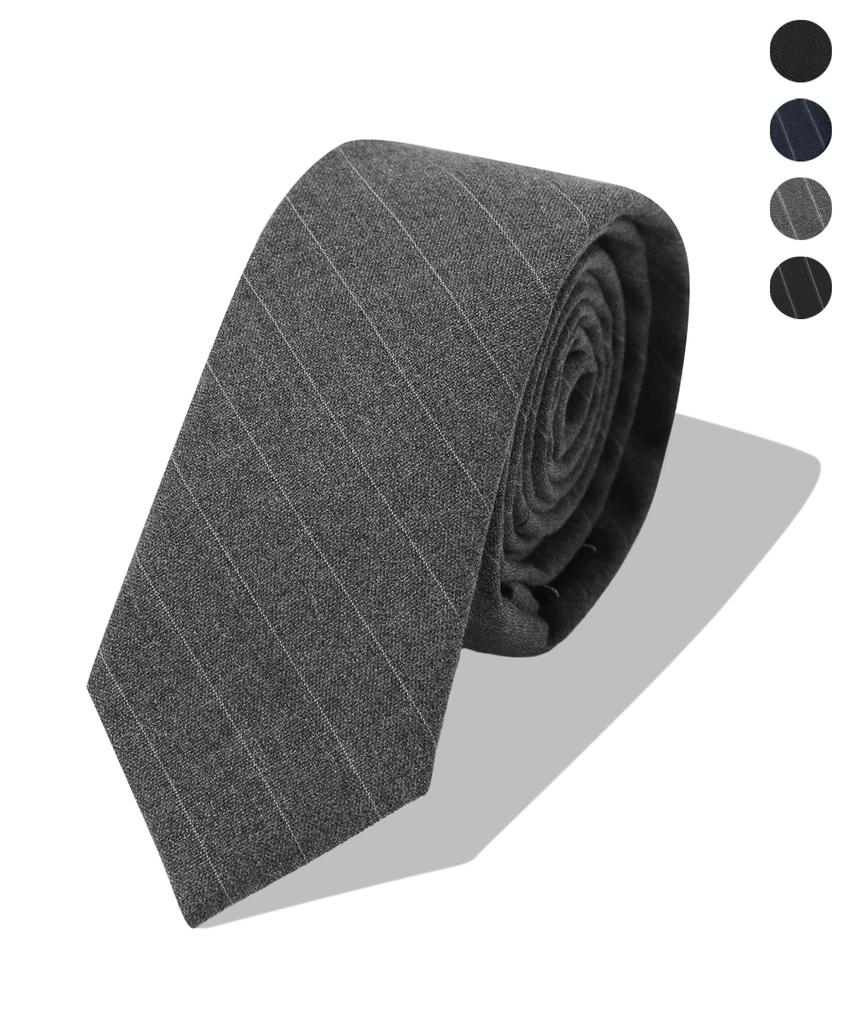 TRILLION Essential Slim Tie_4 Colors (Solid/Stripe)