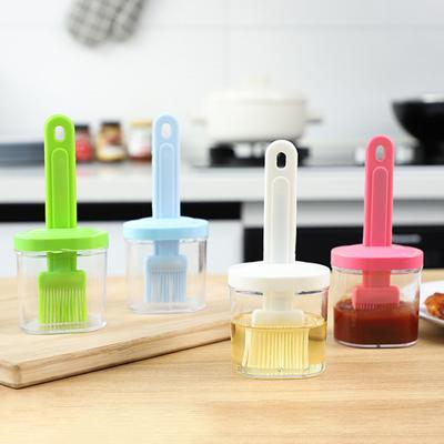 Great 2 In 1 Smooth Edges Lightweight Kitchen Accessories Brush Tool for Home Oil Bottle
