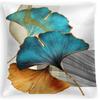 Nordic Ginkgo Leaf Peach Skin Pillow Cover Office Sofa Pillow Cushion Cover