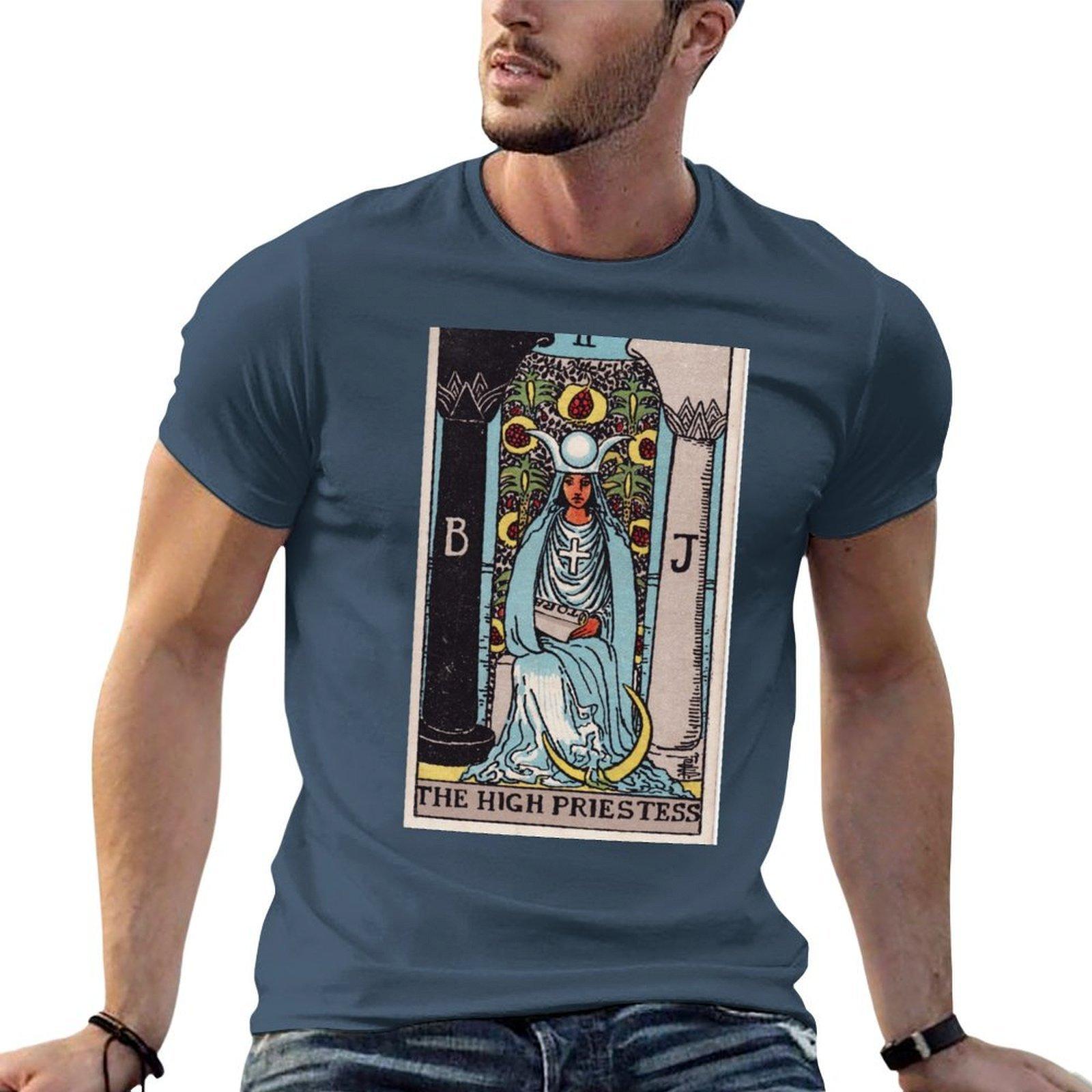 The High Priestess Tshirt Anime T Shirts For Unisex T Shirts Cotton 100 Unisex Tshirt Tshirt S