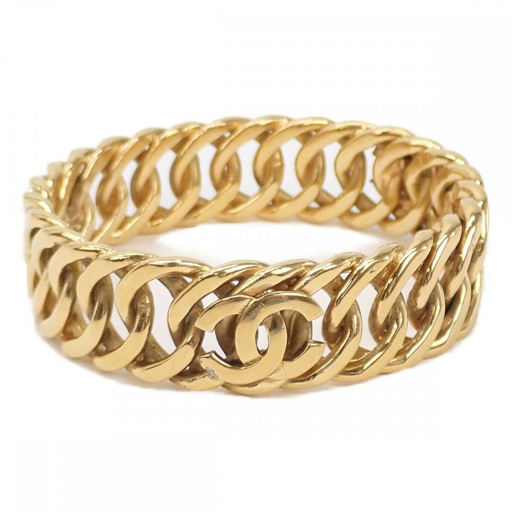 CHANEL  Bangle gold Gold Plated Women