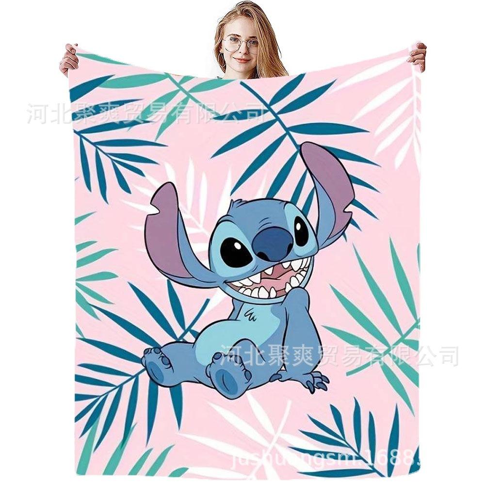 Stitch Flannel Blanket Star Baby Blanket Air Conditioning Blanket Nap Blanket Flannel Blanket Cross Border