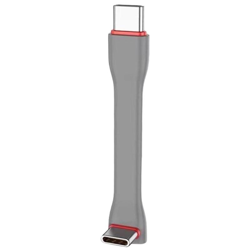 Multiple Use Short USB C To C Cable 60W Power Delivery Small Double USB C Bendable Cable Magnetic Attachments for Use