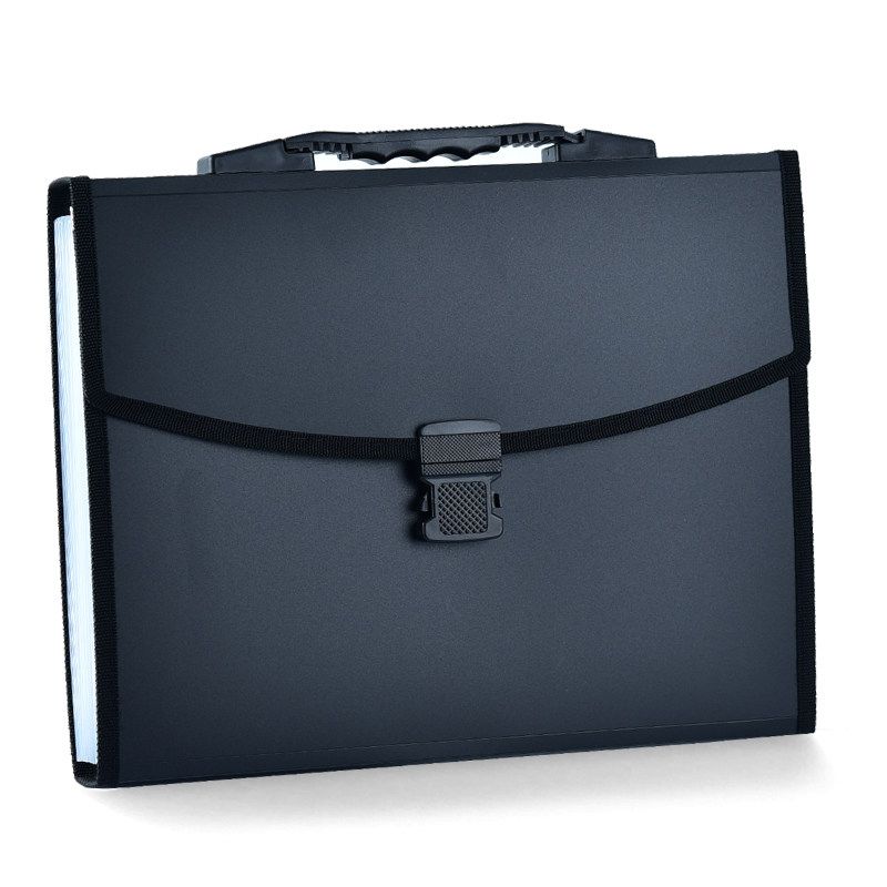 

Info Booklet Note File Holder for Junior and Senior High School Students 13 Grid Frosted (Black) [More Than 400 Sheets]