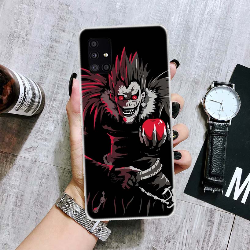 Anime Manga Death Note Ryuk Phone Case For Samsung Galaxy A12 A22 A32 A42 A52 A72 A51 A71 5G A41 A31 A21 A02S M12 M21 M31 M30S