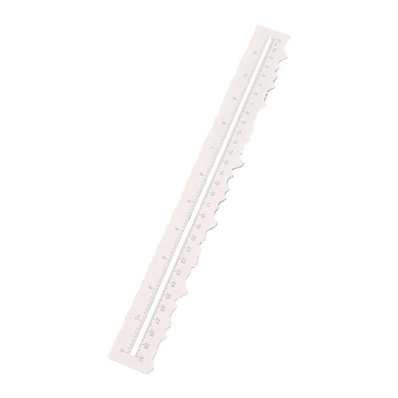

Irregular Jagged Ruler Metal Paper Tearing Ruler Craft Ruler 12Inch Deckle Edged Ruler Measuring Ruler for Card Making 1