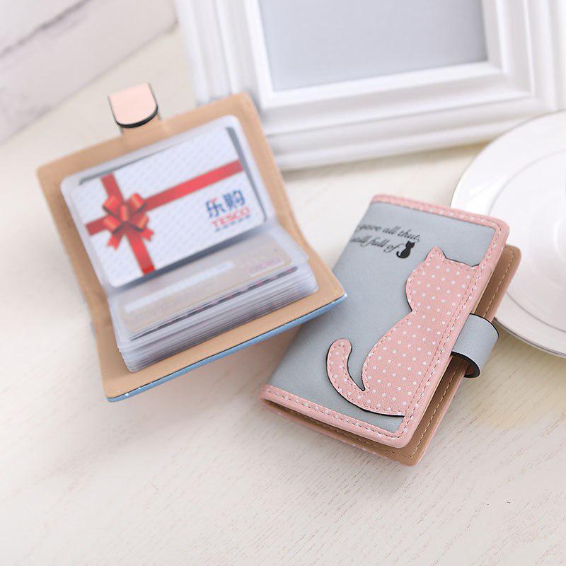 Buy Lady Wallet Cute Cat Card Package Small Fresh Page 20 Multi Card